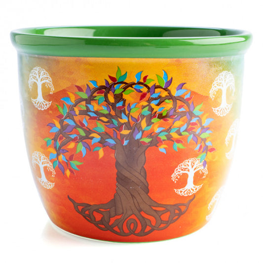 Smudge Bowl Tree Of Life Ceramic