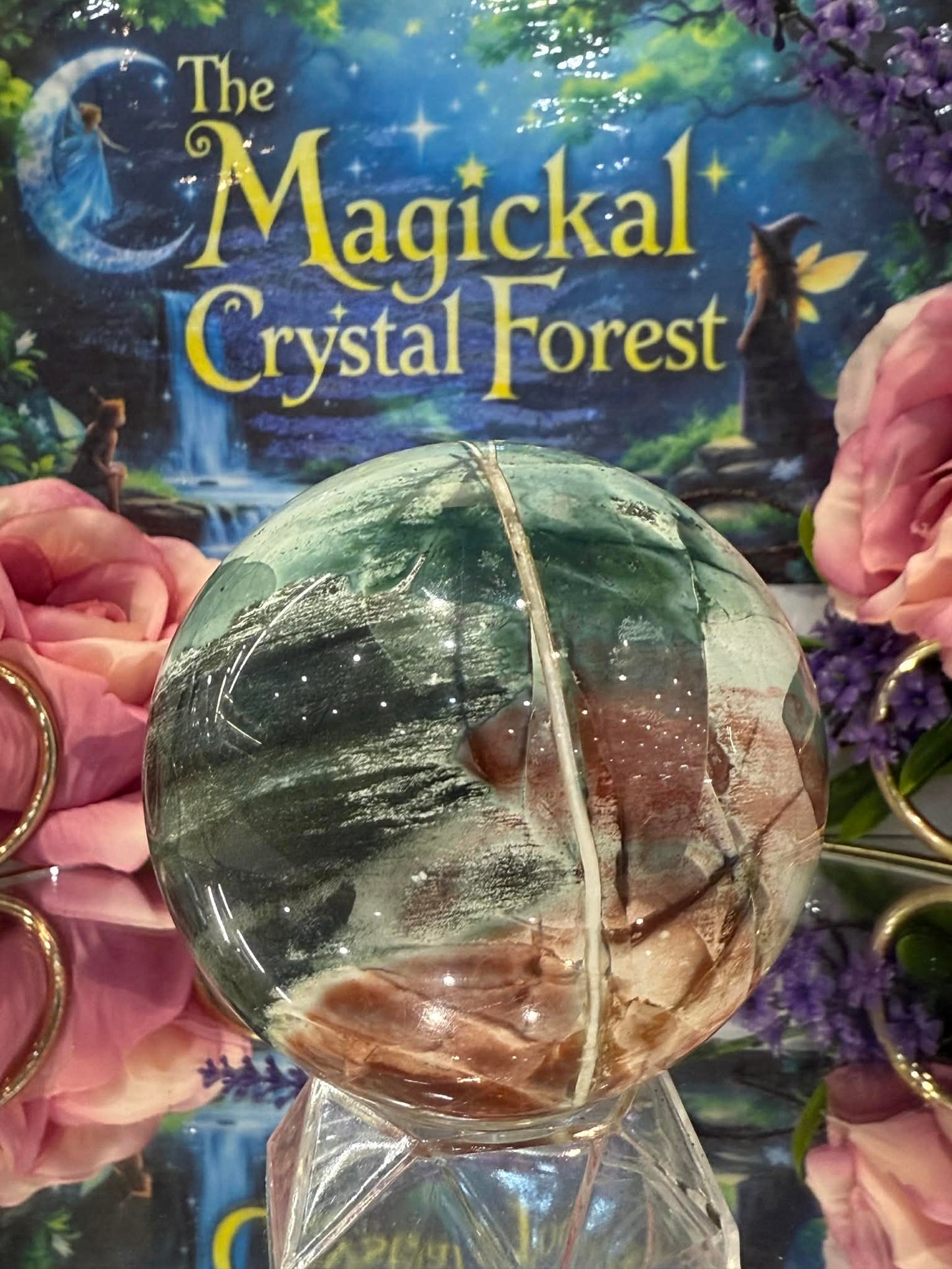Unicorn Jasper Sphere