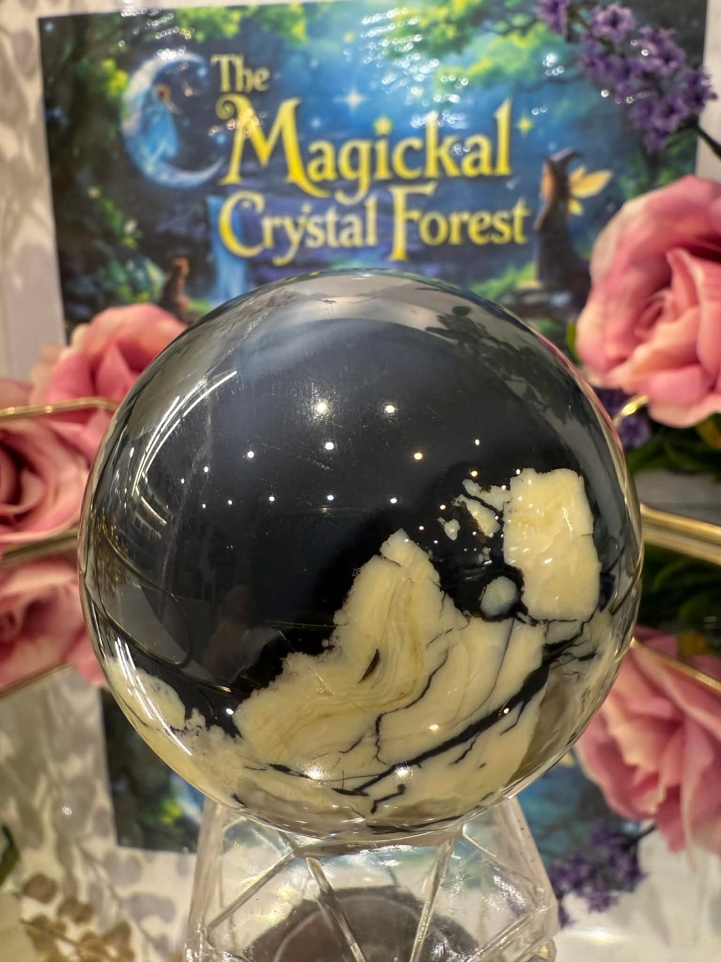Volcano Agate Sphere 1