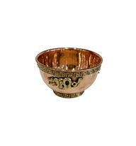 Brass resin smudge bowl with dragon