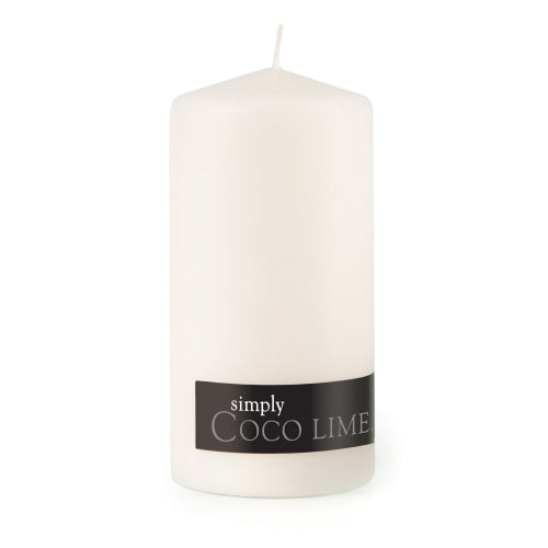 Coconut & Lime Soy Pillar Candle