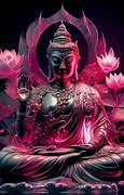 Pink Lotus Buddha Tapestry