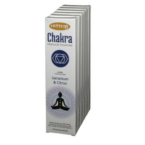Nitiraj Geranium & Citrus Third Eye Chakra Incense