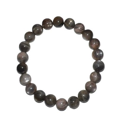 Black moonstone Bracelet 10mm