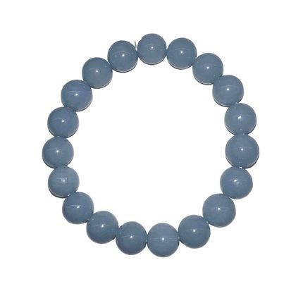 Angelite Crystal Bracelet 10mm