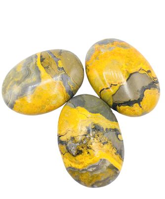 Bumble Bee Jasper Palm Stones