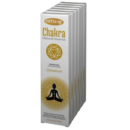 Nitiraj Cinnamon Solar Plexus Chakra Incense