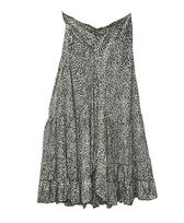 The Empress Boho Frill Skirt- Leopard- Free Size