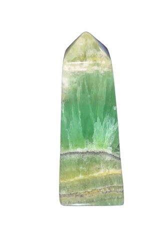 Green Calcite Points