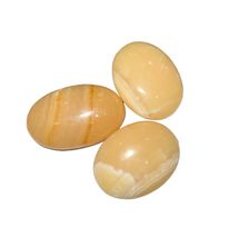 Orange Calcite Palm Stones