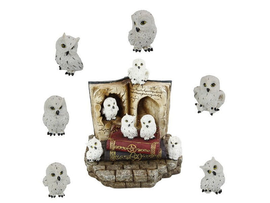White Owl mini statue
