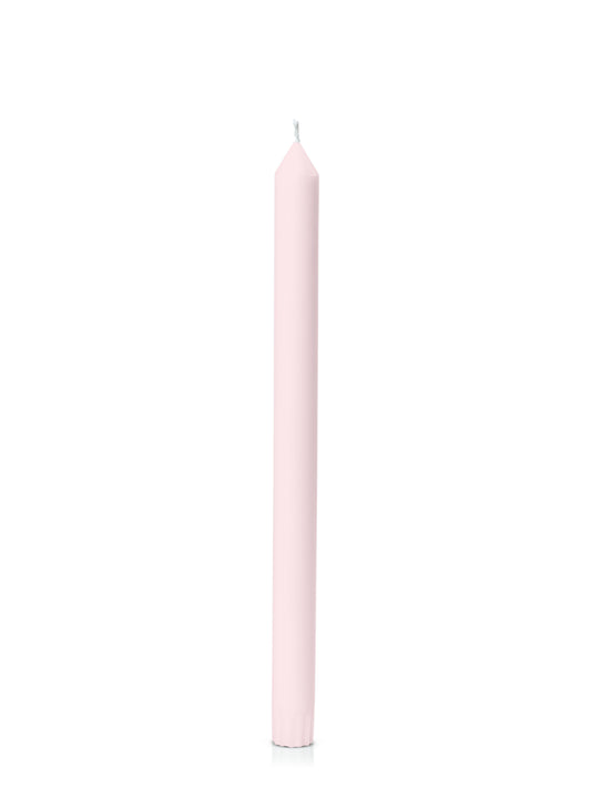 Non-scented light pink dinner candles